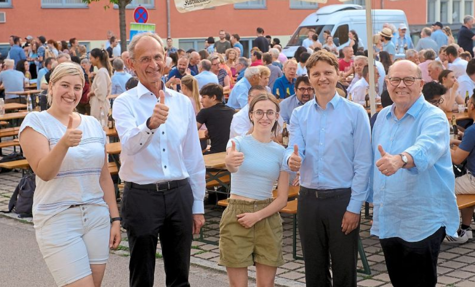 Prof. Zavrel gives a speech at the campus festival – 19.07.2023