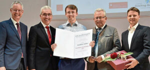 Verleihung Straubinger Hochschulpreis 2024 an Matthias Tobler M. Sc., Foto: Eva Bernheim